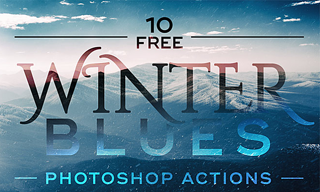[PS預設] 10個適用於打造冬季藍調的照片預設 