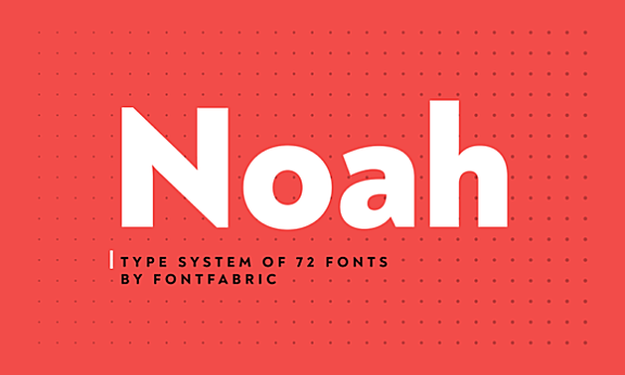 [系統字體] 幾何無襯線字體——NOAH 