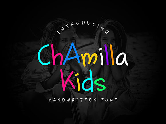 [系統字體] 最具有童年的字體—chamilla kids 
