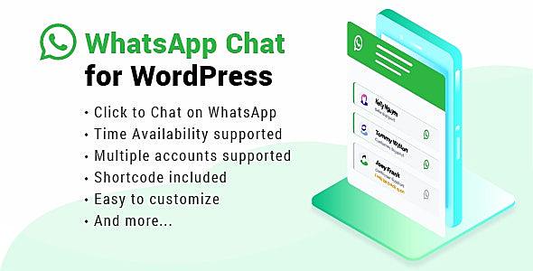 WhatsApp Chat WordPress v3.2.0